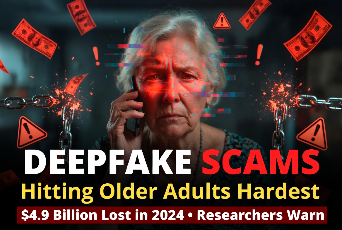 Deepfake Scams Are Hitting Older Adults Hardest: $4.9 Billion Lost in 2024
